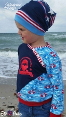 RESTST�CK 35 cm Jersey Rettungsringe & Boote, blau rot