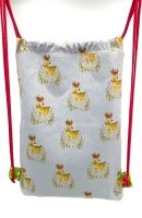 beschichteter Baumwollstoff Punkte 7mm, wei� hellgr�n