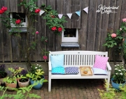 BW Punkte 2,2 cm - weiss auf hellmint