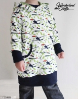 French Terry Tukan, mittelgrau