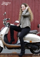 Vintage Lederimitat gepr�gte Optik,dunkeltaupe