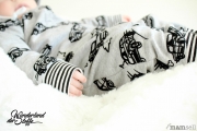 Viskosejersey Ministreifen 1mm, schwarz-weiss