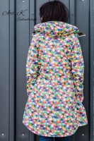 beschichtete BW Leona bunte Dreiecke, gruen