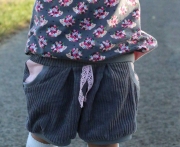 angerauter Sweat Melange - rosa