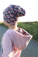 angerauter Sweat Melange - rosa