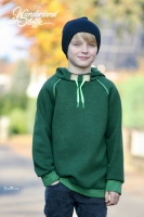 RESTST�CK 31 cm  Dickerer stabiler Sweat Scuba  - j�gergr�n melange