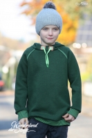 RESTST�CK 31 cm  Dickerer stabiler Sweat Scuba  - j�gergr�n melange