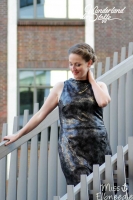 Elastischer Paillettenjersey Schlangenmuster