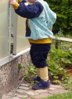 Sweat Stoff angeraut uni, dunkelblau