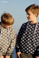 Sweat Totenk�pfe, grau melange