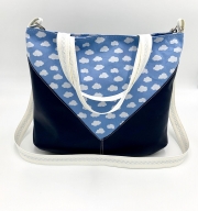 kr�ftiges Lederimitat,dunkelblau