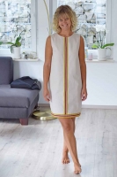 elastischer Baumwolltwill, hellbeige