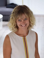 elastischer Baumwolltwill, hellbeige