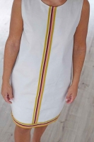 elastischer Baumwolltwill, hellbeige