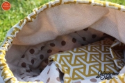 Leinenlook uni, natur