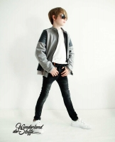 beschichteter Sweat, grau