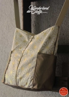 Dekostoff Metallic Geo Star, gold creme