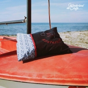 Baumwollstoff Anker,grau