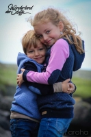 Gesteppter Jersey Doubleface, rosa dunkelblau