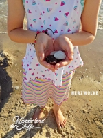 Jersey bunte Wellen, pink/gelb