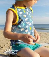 Jersey uni, aquamarin