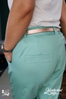 elastischer Baumwollsatin, mint