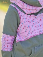 glattes B�ndchen uni, dunkelkhaki