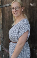 Viskose grafisches Muster, dunkelblau wei�