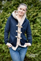 Velour Jackenstoff Wollstoff �hnlich, beige