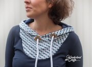 French Terry Sweat, dunkelblau