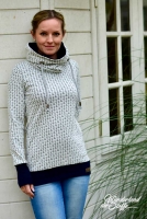 French Terry Sweat, dunkelblau