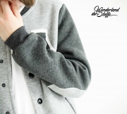 Heavy Jogging Sweat angeraut, anthrazit melange