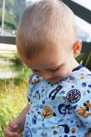 Heavy Jogging Sweat angeraut, dunkelblau