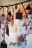 Baumwollstoff Zwiebelmuster, koralle