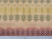 Doubleface Wildlederimitat Animal Print mit Teddyfleece