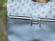 Dekostoff kleine B�ume, grau