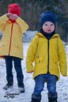 Regenmantelstoff uni, gelb