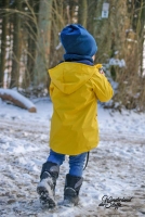 Regenmantelstoff uni, gelb