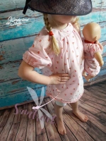 Baumwollstoff Batist Kirschen, rosa