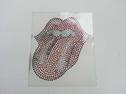 B�gelmotiv, 12 x 10 cm, Rolling Stones Zunge