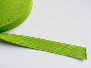 Gurtband Baumwolle 2,5 cm breit, lime #16