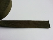 Gurtband Baumwolle 4 cm breit, khaki #53