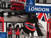 Baumwollstoff London Digitaldruck