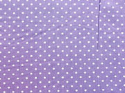 Popelin P�nktchen 2 mm, lila-wei�