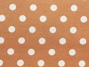 Punkte 0,7 cm breit - beige/wei�