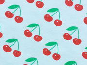 RESTST�CK 28 cm Jersey Hamburger Liebe Sweet Life Cherries, wei�