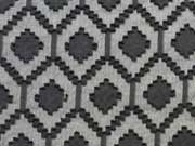 Chiffon/Spitze Rauten, schwarz