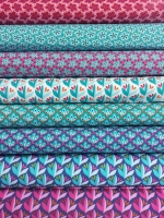 Baumwollstoff Blumen Hamburger Liebe, rosa