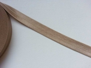 elastisches Falzband, 18 mm, beige