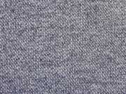 Weicher Sweat French Terry, dunkelblau melange